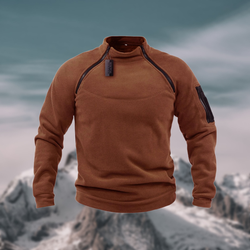 Friedrich | Herren Frühling Viertelzip Pullover — Stehkragen Leichter Strick in 5 Farben | Westmere