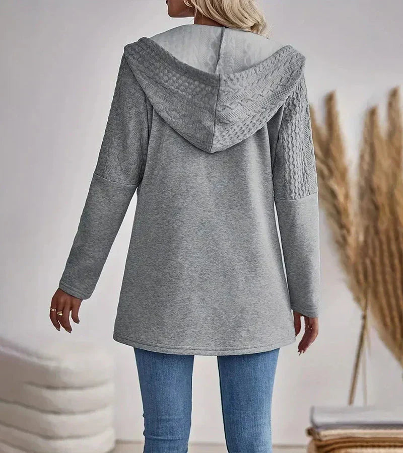 Women's Zip-Up Hoodie, Full-Length Zipper | Soft Breathable Design, Relaxed Layering Fit | 4 Colorways | S–5XL