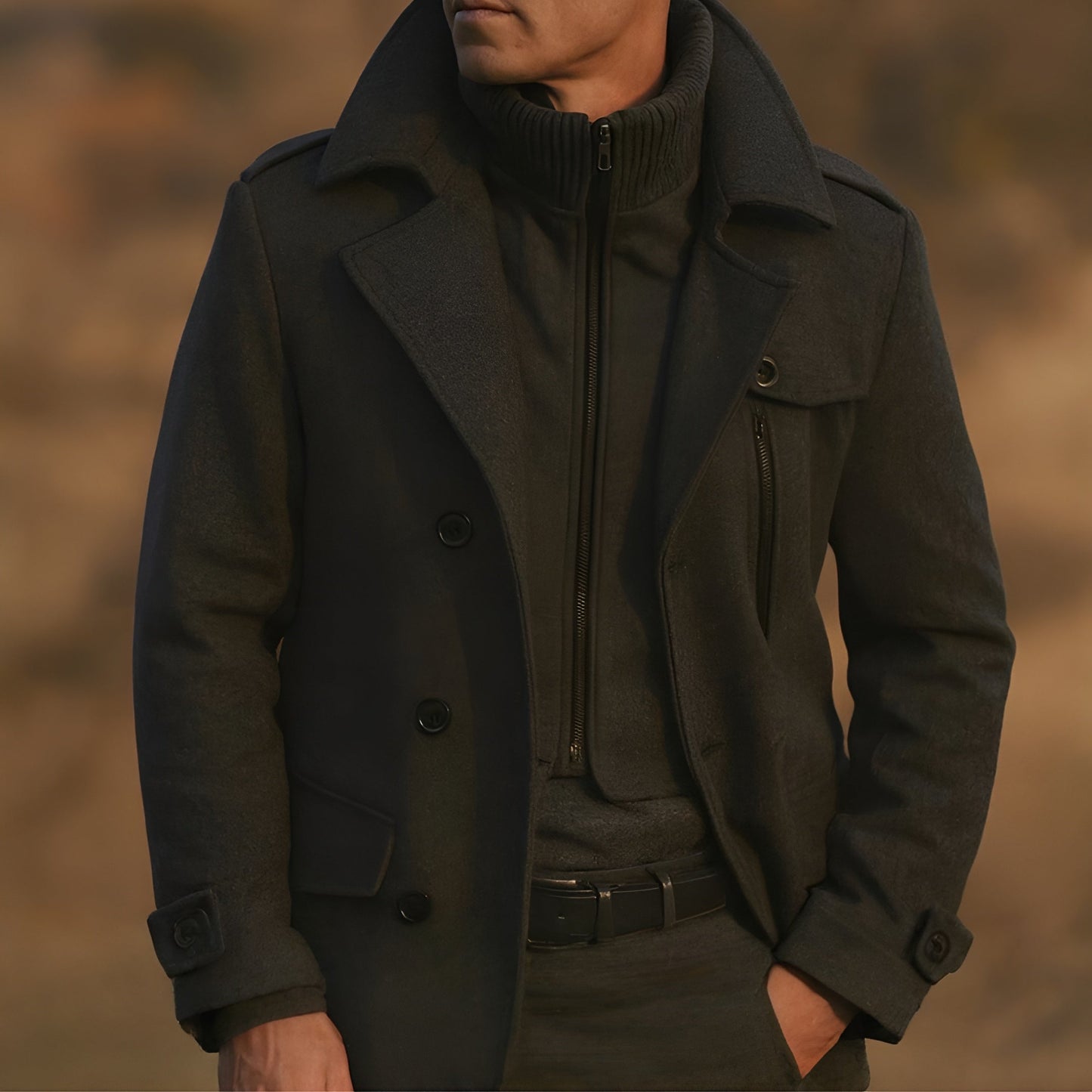 Kenneth | Stylish Wool Coat