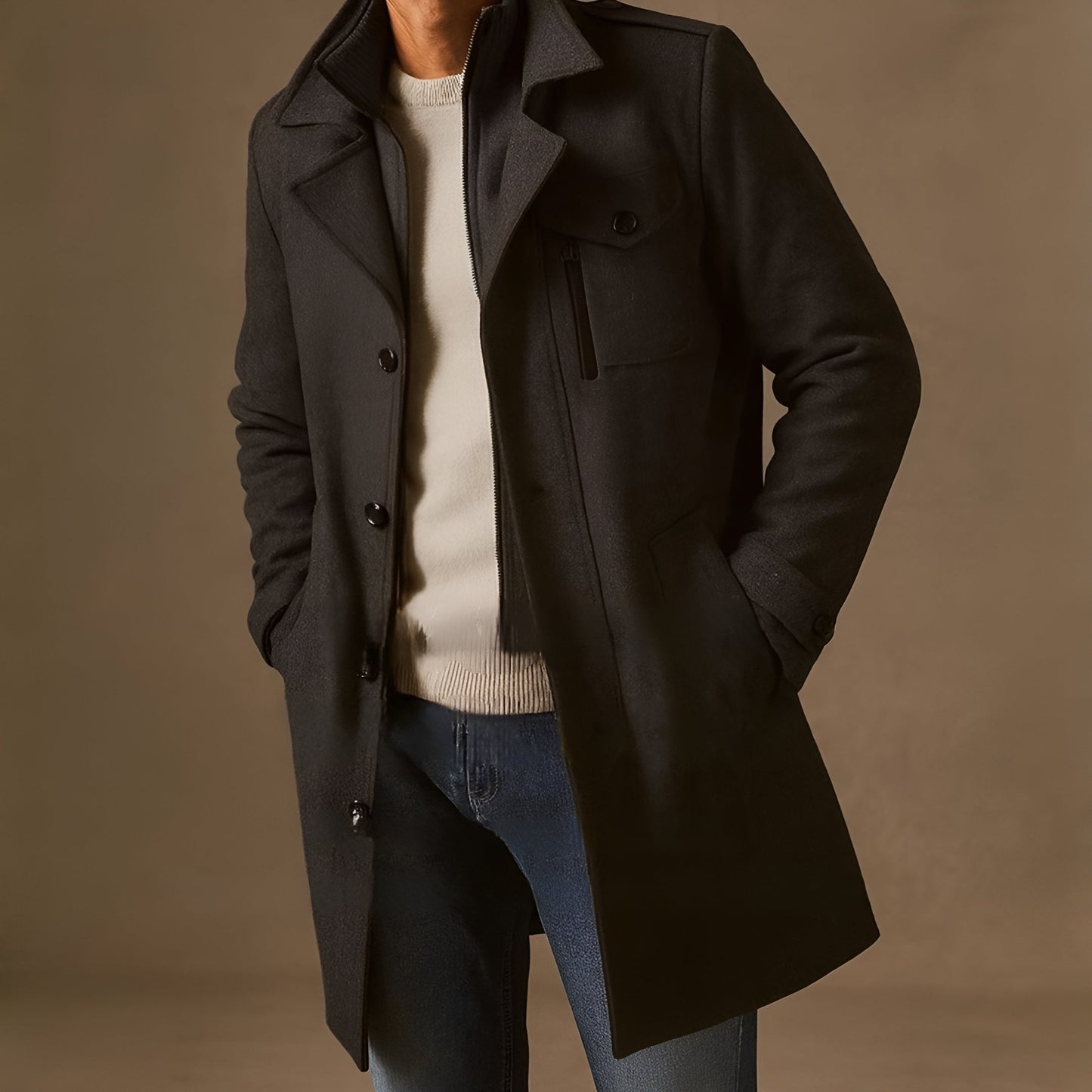 Kenneth | Stylish Wool Coat