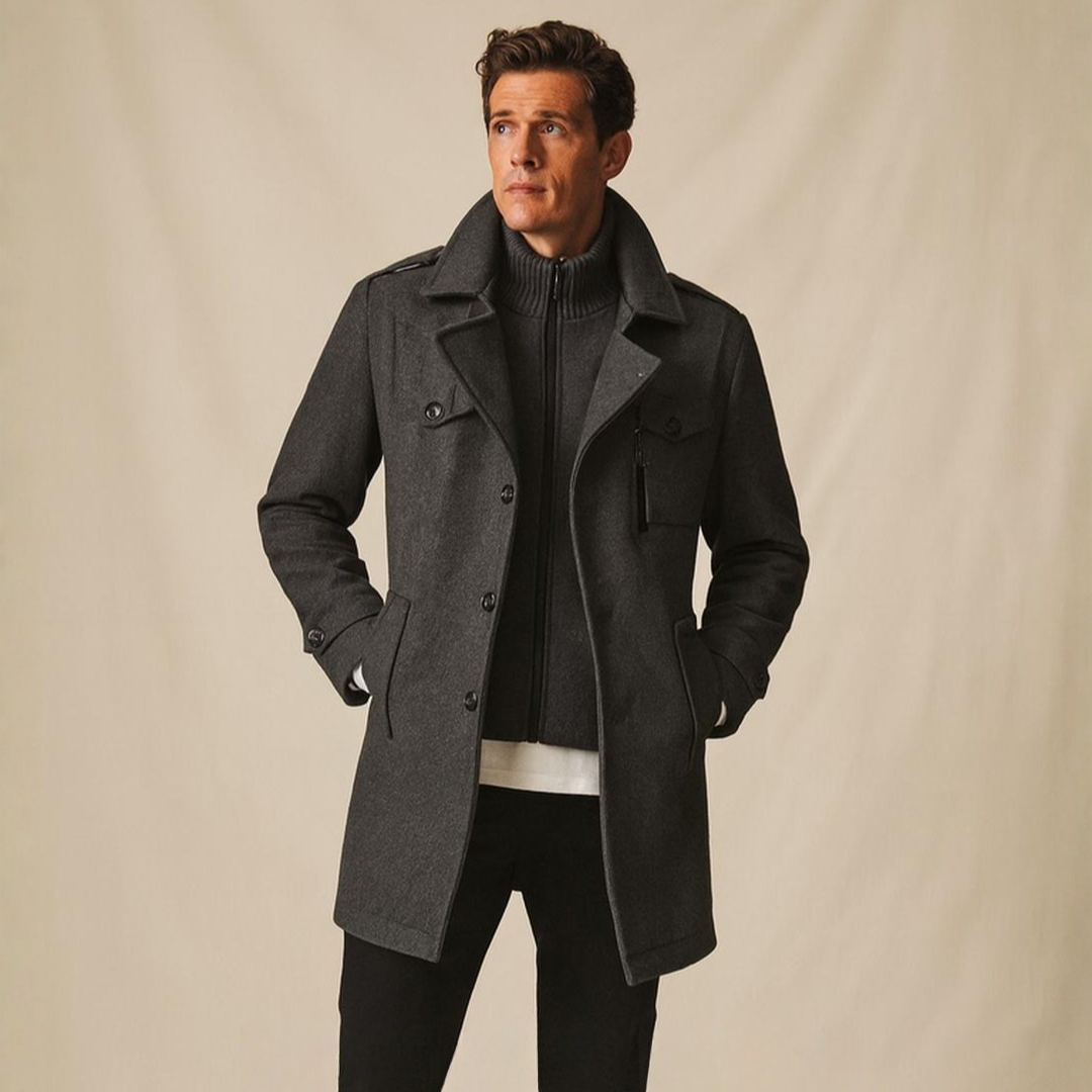Kenneth | Stylish Wool Coat