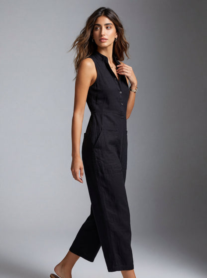 Frian™ | Sleeveless Minimalist Jumpsuit