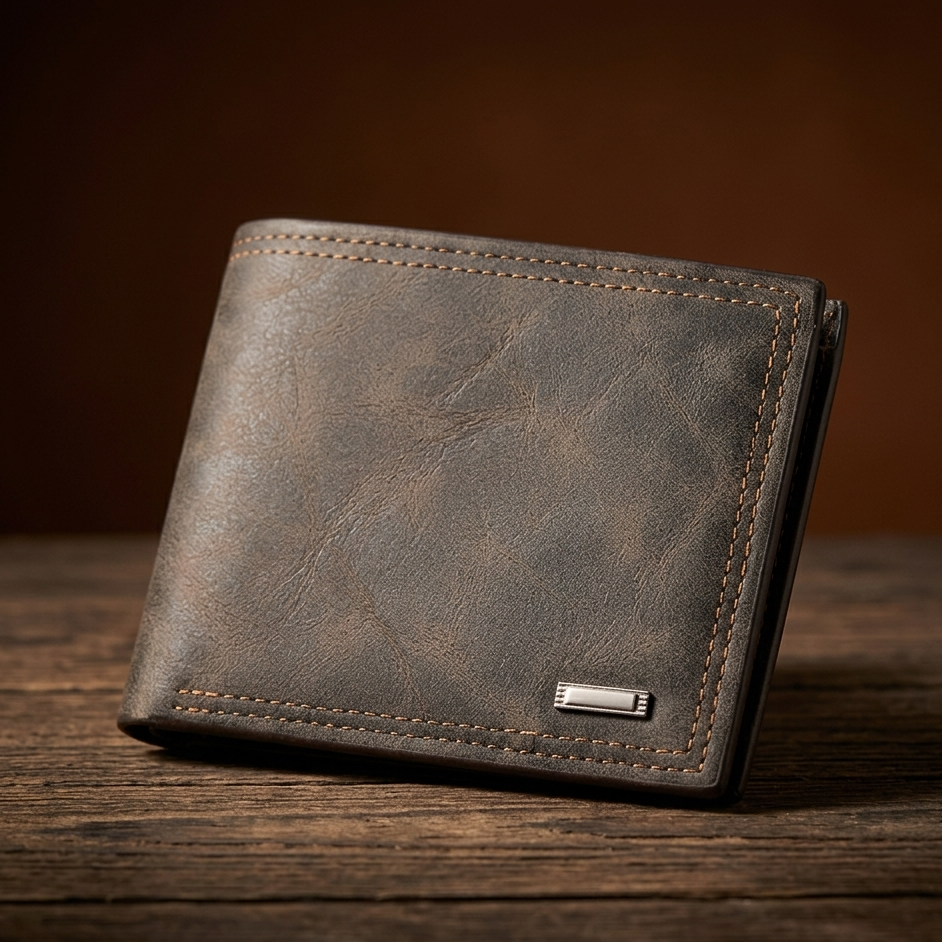 Arth™ | Retro Leather Wallet With Multi-Card & Bill Holder