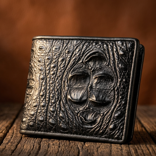 Sebastian™ | Textured Crocodile Leather Wallet