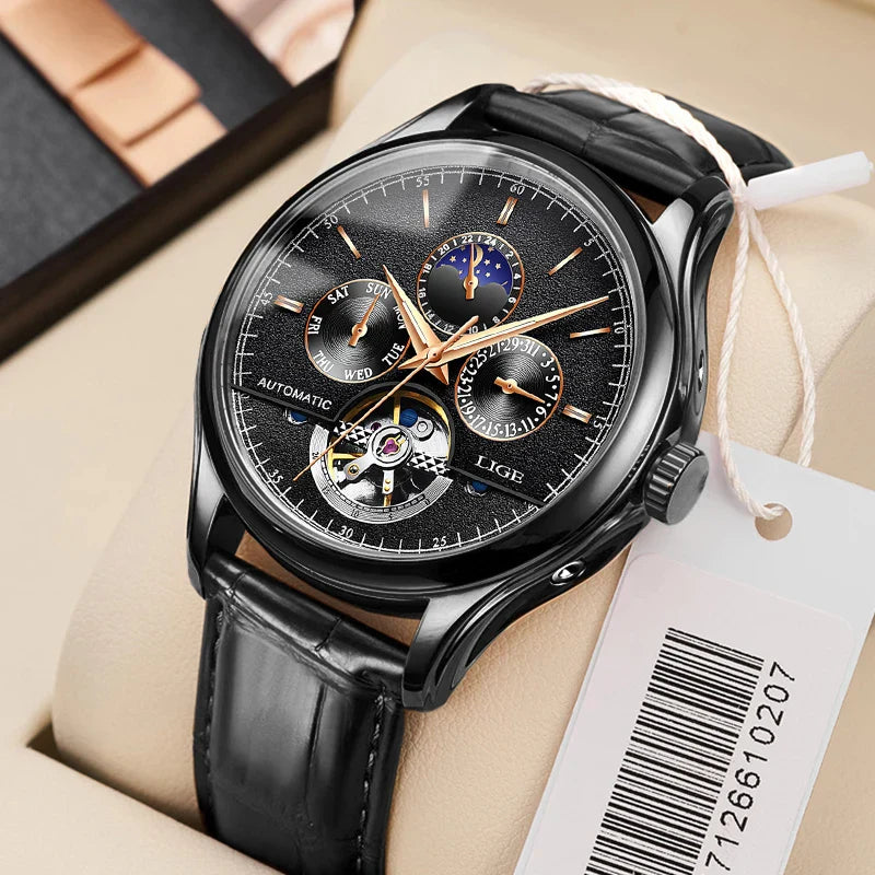 Nathaniel™ | Automatic Mechanical Tourbillon Watch