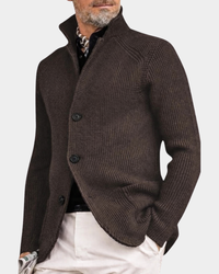Henry | Mens Cardigan Coat with Room for Layers | Soft Breathable Feel, Warm | Navy, Black, Gray and More S-3XL