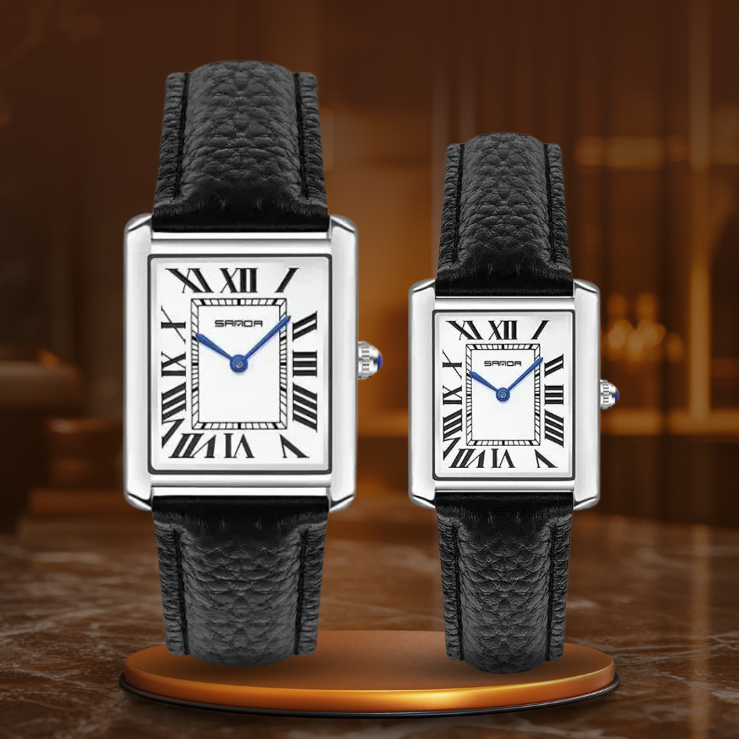 Cupid™ | Stylish Square Dial Watches for Couples