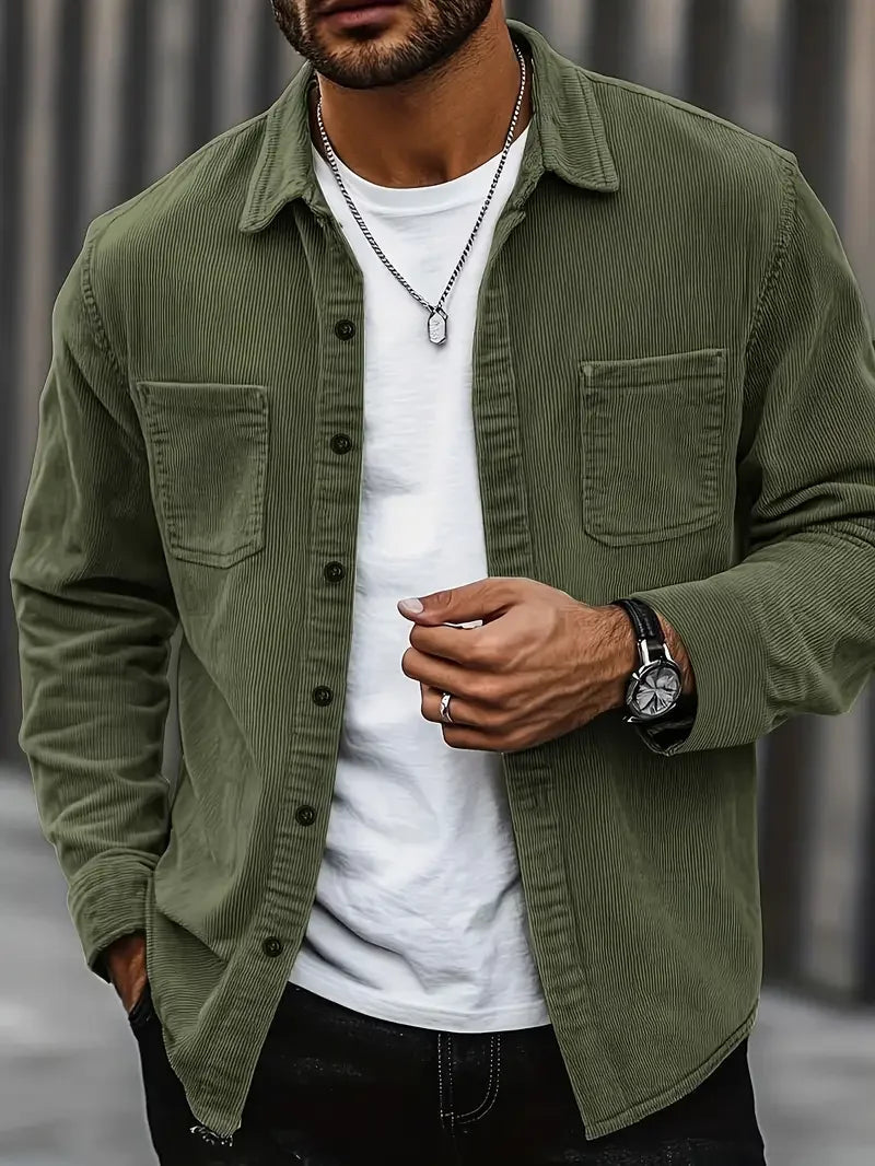 Bendix | Herren Hemdjacke mit Brusttaschen und Knopfleiste — Shirt-Jacket in 4 Farben S–2XL | Westmere