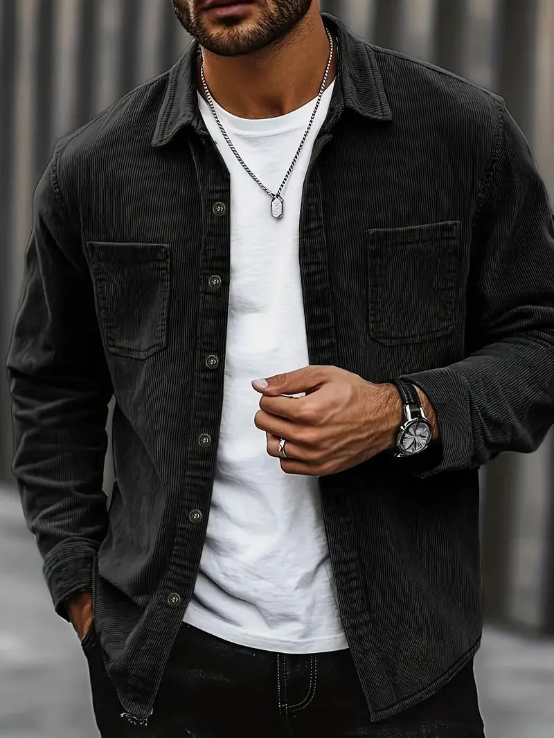 Bendix | Herren Hemdjacke mit Brusttaschen und Knopfleiste — Shirt-Jacket in 4 Farben S–2XL | Westmere