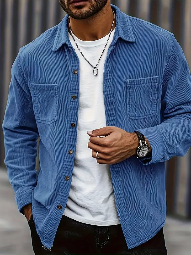Bendix | Herren Hemdjacke mit Brusttaschen und Knopfleiste — Shirt-Jacket in 4 Farben S–2XL | Westmere