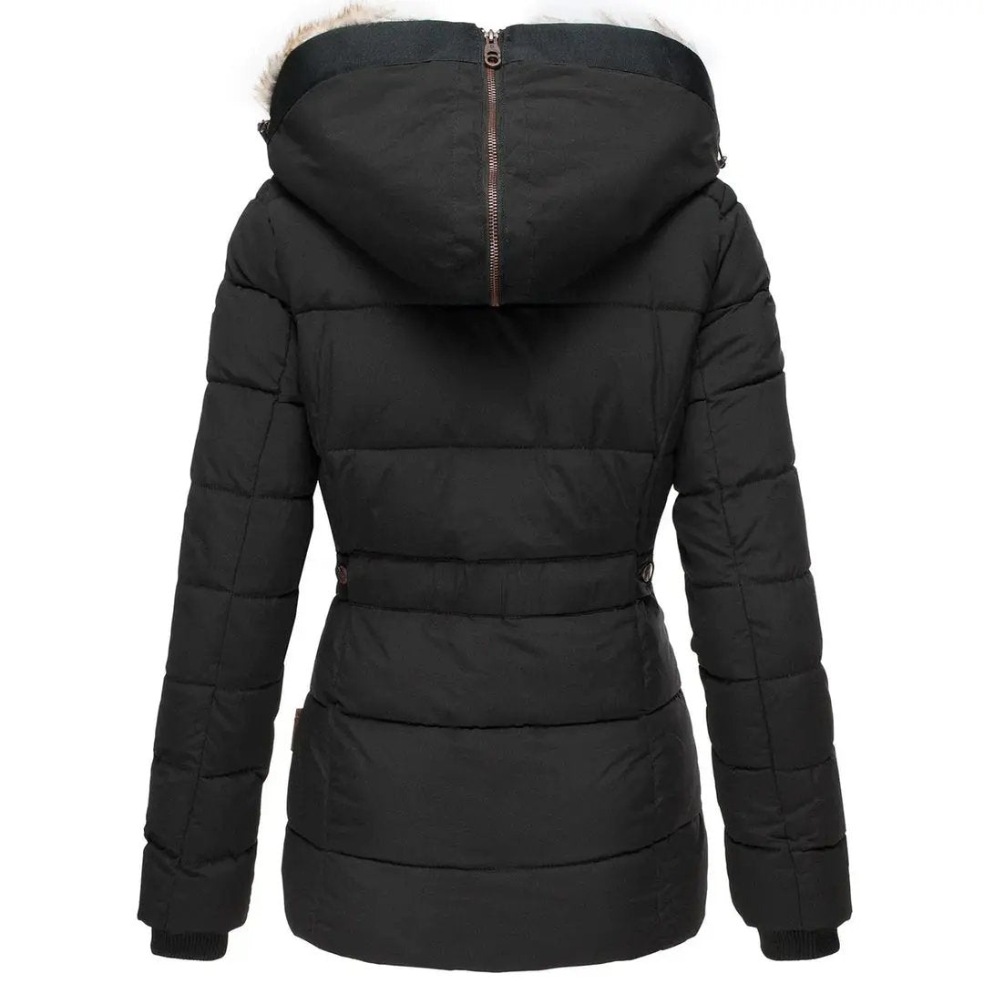 Hooded Puffer Jacket for Women – Stylish & Insulating