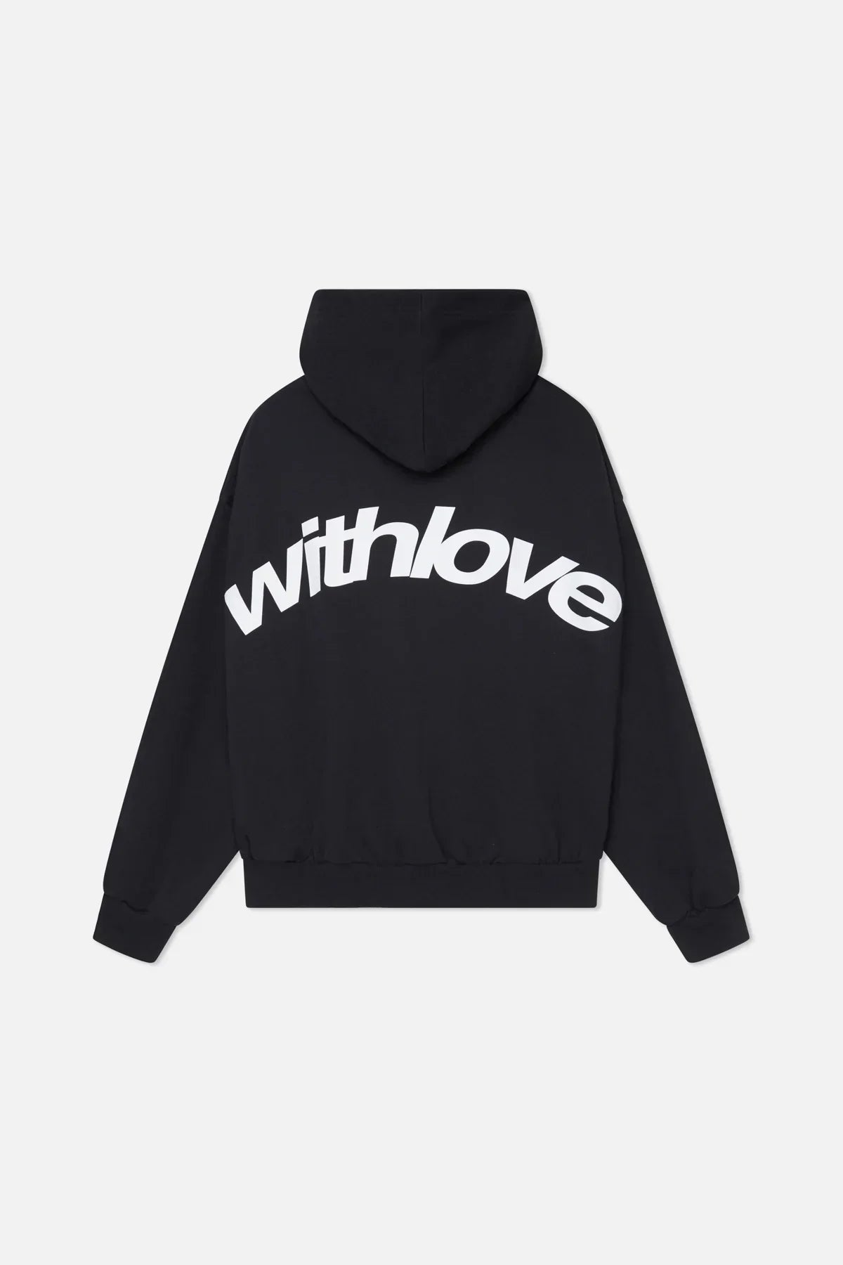 Sarah Womens Oversized Hoodie with Back Print in Black