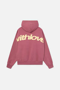 Sarah | Womens Oversized Hoodie with Back Print | Drawstring Hood, Kangaroo Pocket | Pink, Green or Black S-XL
