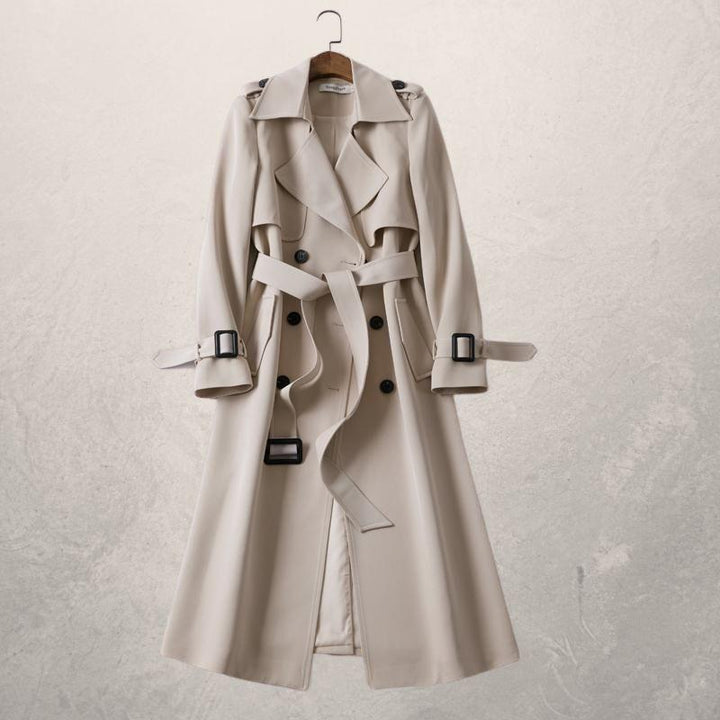 Women's Classic Trench Coat, Tailored Fit | Refined Details, Transitional-Weather Layer | 5 Colorways | XS–3XL