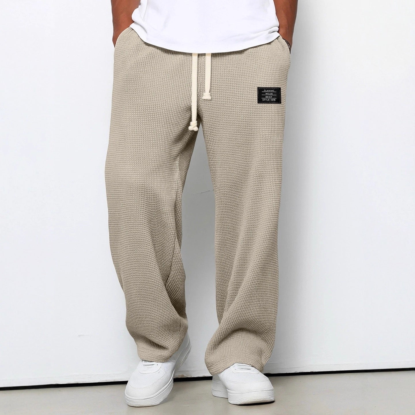 Samuel | Wide trousers with adjustable waistband
