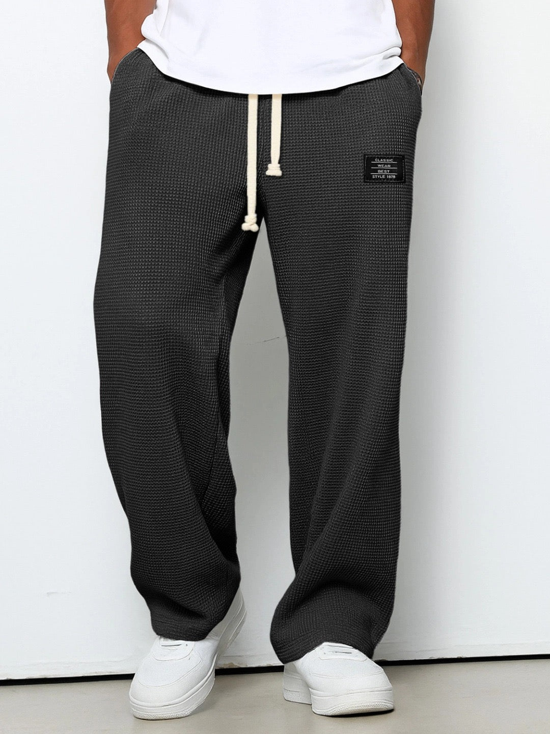 Samuel | Wide trousers with adjustable waistband