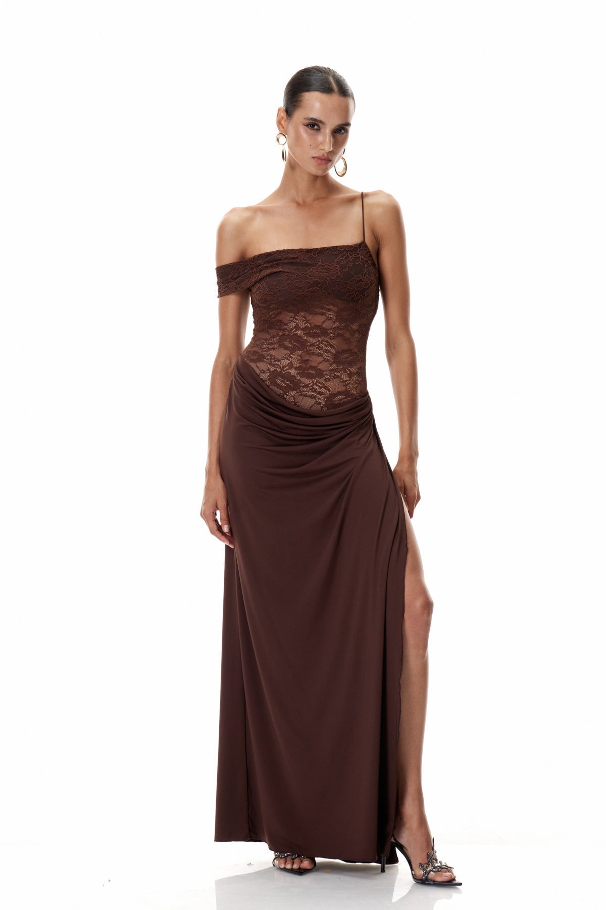 Luna Muse™ – Lace Maxi Dress (Soft Glam & Main-Character Elegance)