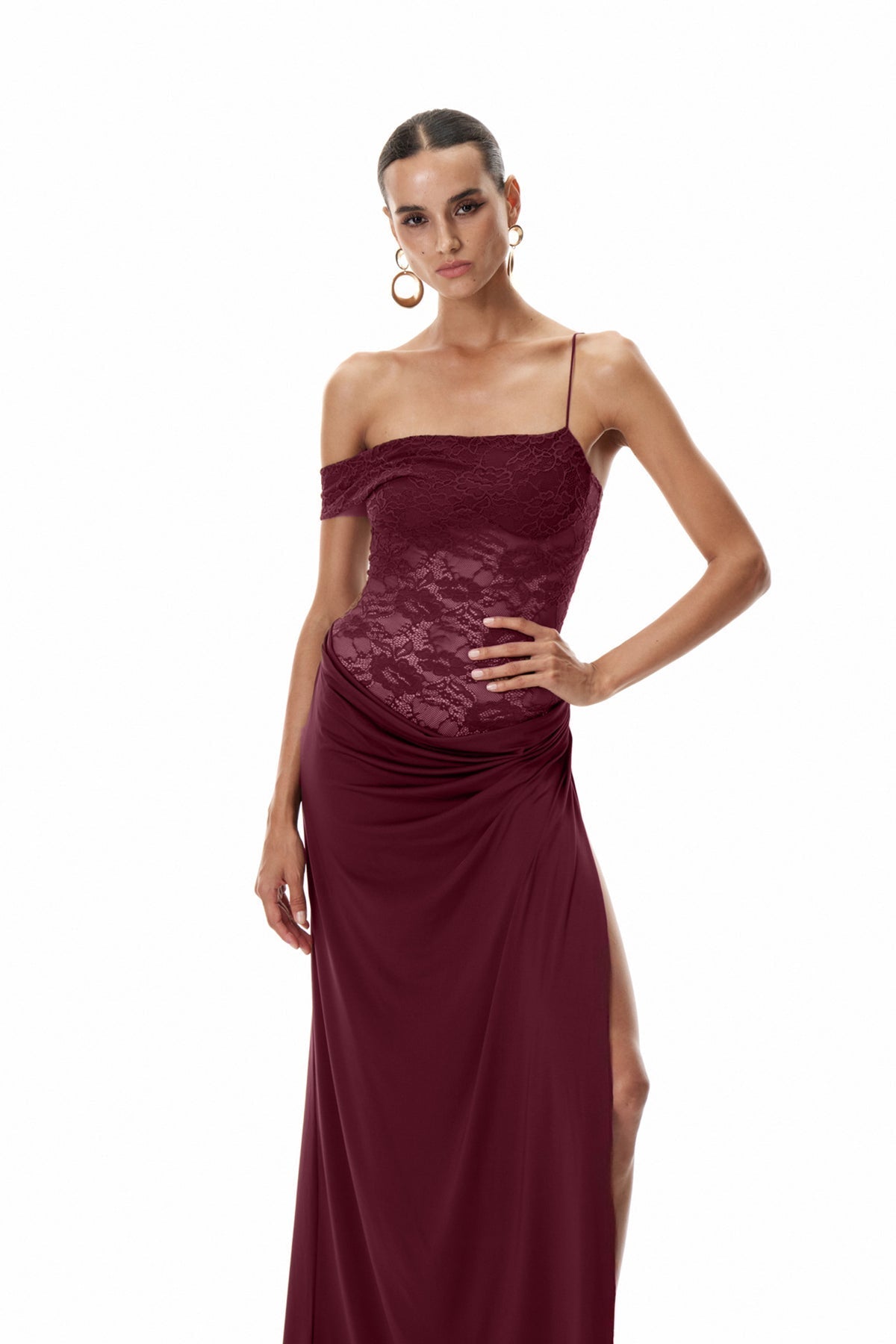 Luna Muse™ – Lace Maxi Dress (Soft Glam & Main-Character Elegance)