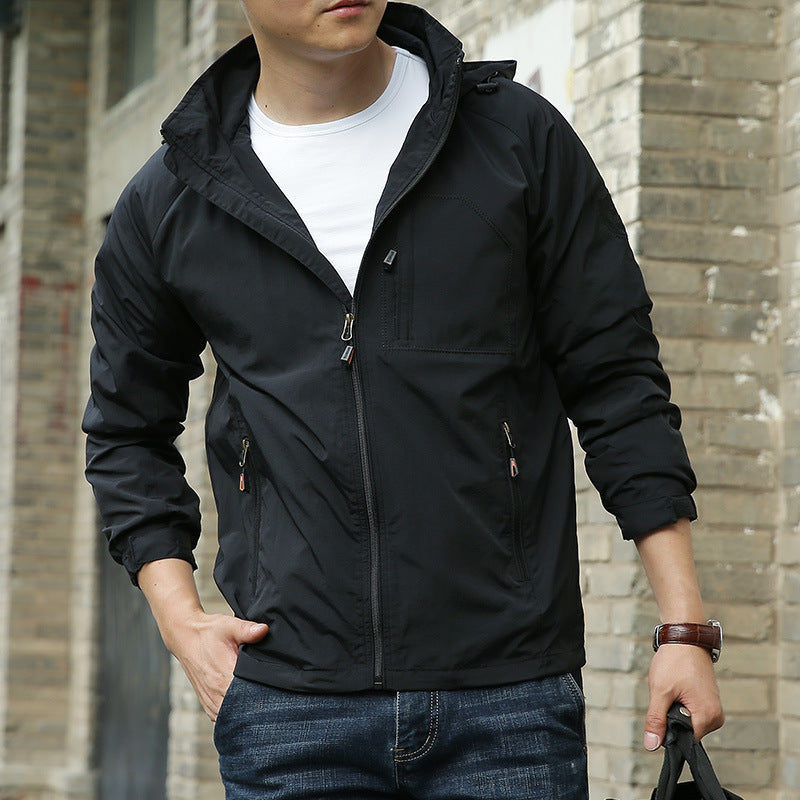 Tobias | Herren Übergangsjacke mit Stehkragen und Zip-Taschen — Smart Casual in 4 Farben M–3XL | Westmere
