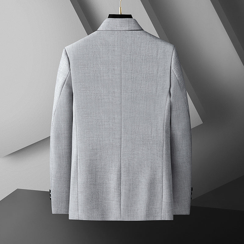 Men's Business Blazer, Tailored Cut | Two-Button Front, Refined Lapel Collar | Beige, Black or Gray | S–XXL