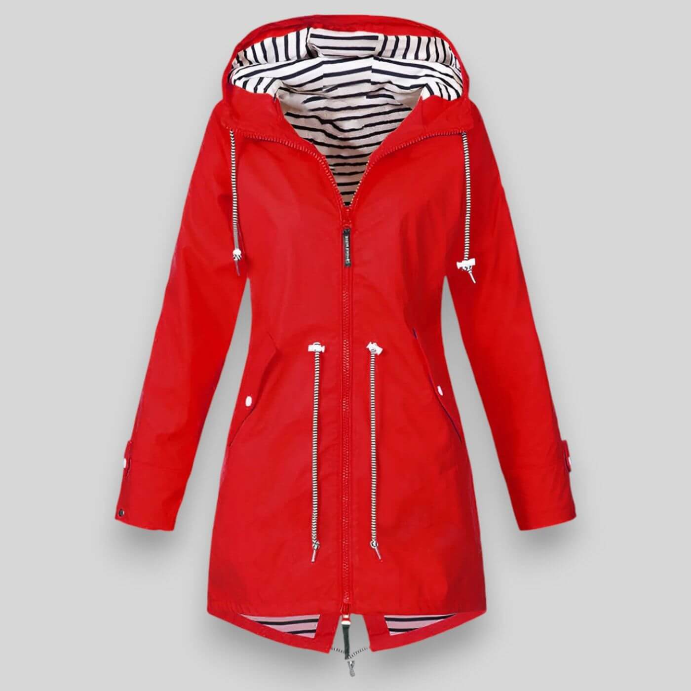 Women's Waterproof Jacket, Lightweight Build | Adjustable Hood & Waist, Water-Repellent Fabric | 6 Colorways | S–5XL