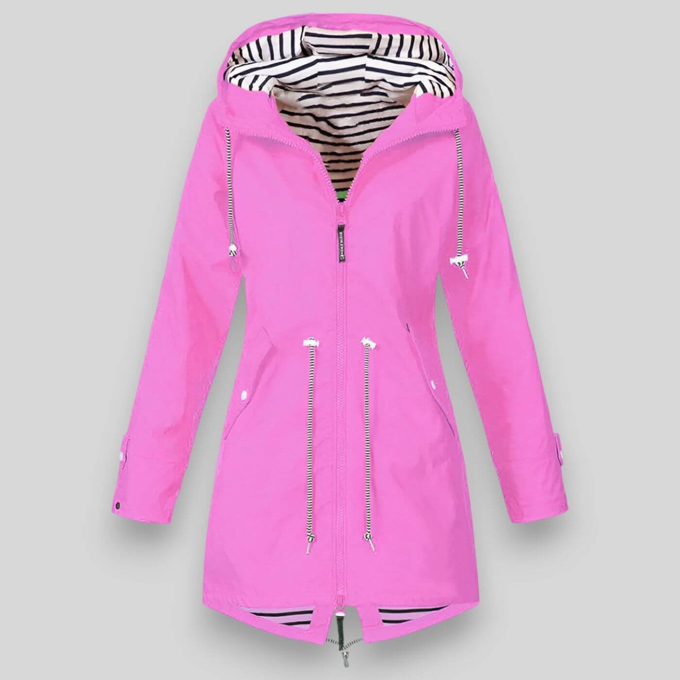 Women's Waterproof Jacket, Lightweight Build | Adjustable Hood & Waist, Water-Repellent Fabric | 6 Colorways | S–5XL