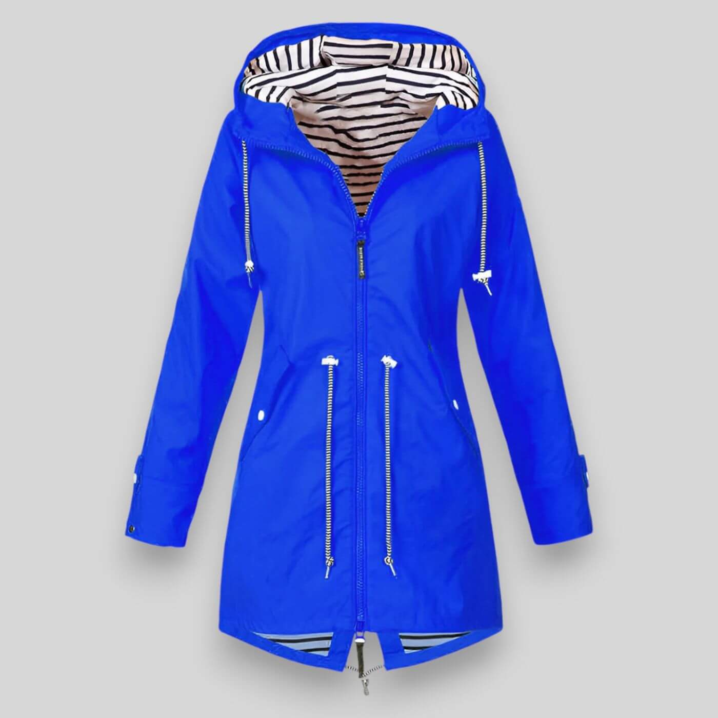 Women's Waterproof Jacket, Lightweight Build | Adjustable Hood & Waist, Water-Repellent Fabric | 6 Colorways | S–5XL
