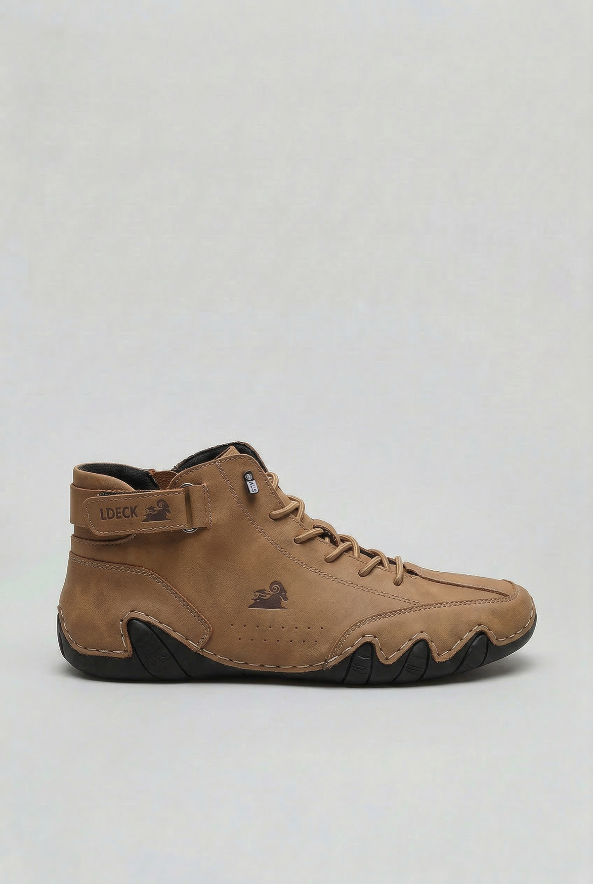 Kirk Mens Water-Resistant Boots, Cushioned Sole in Brown
