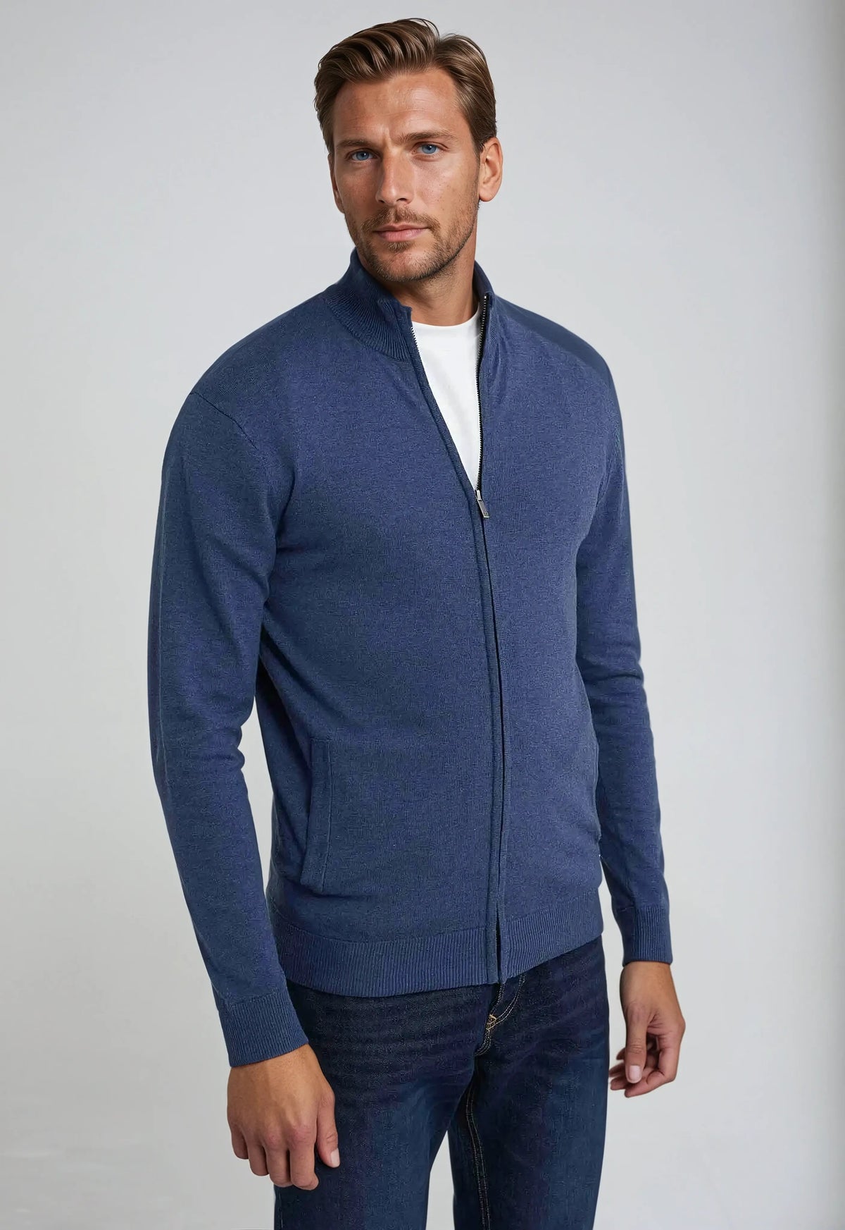 Gunnar | Herren Sweatshirt Rundhalsausschnitt — Modern Geschnittener Langarm-Klassiker in 4 Farben | Westmere