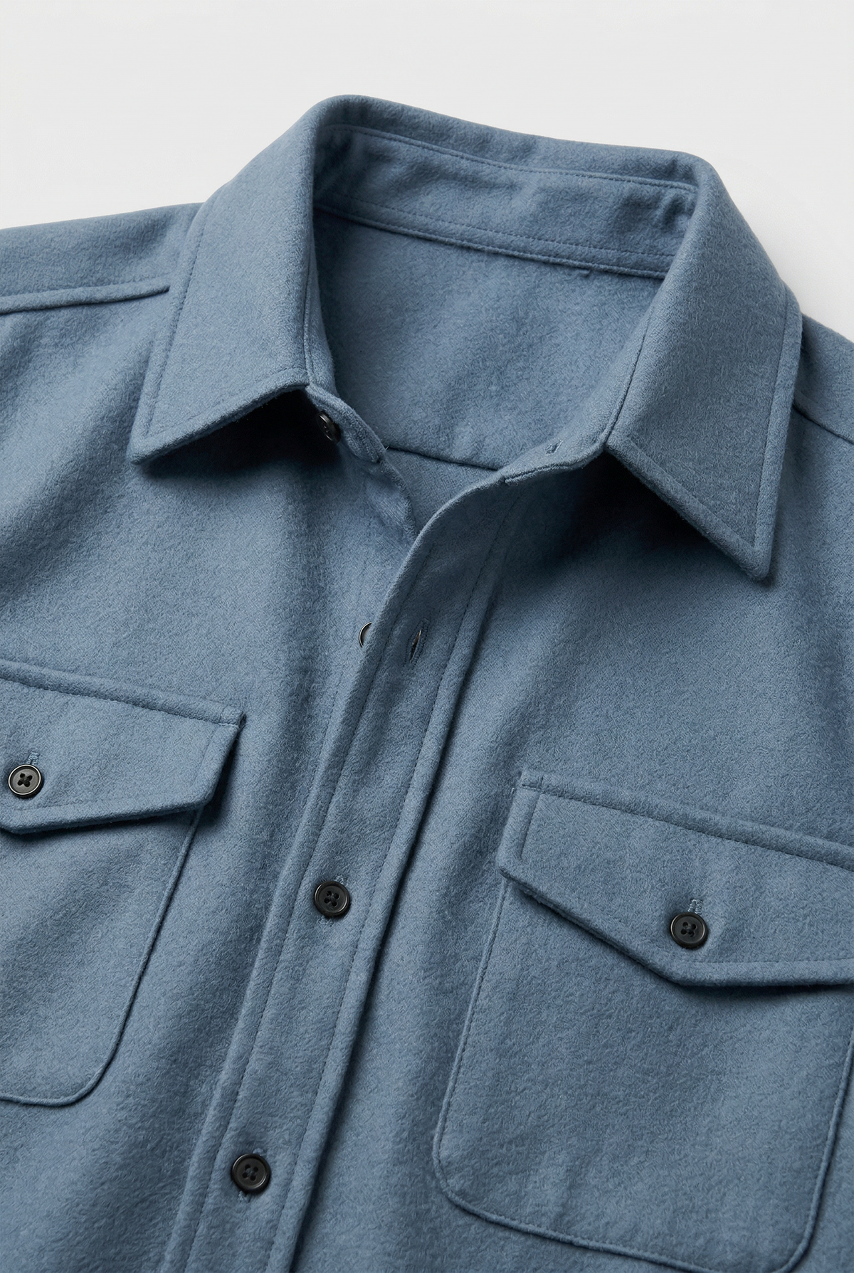 Jonathan Mens Button Up Overshirt Jacket with Chest Pockets