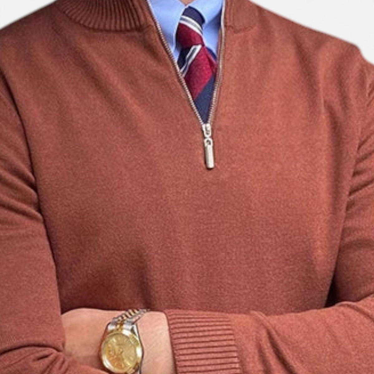 Benjamin | Herren Frühlings Half-Zip Pullover — Zeitloses Design mit Stehkragen in 3 Farben | Westmere