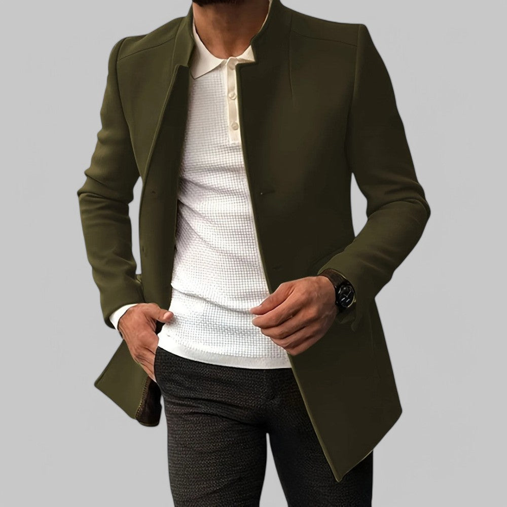 Elias | Herren Frühjahrs Casual Mantel — Leichter Übergangsmantel mit Fronttaschen in 5 Farben | Westmere