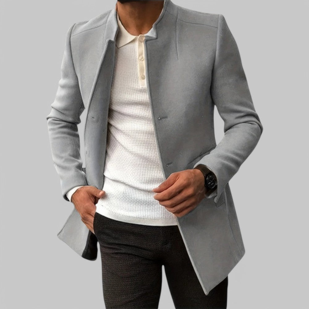 Elias | Herren Frühjahrs Casual Mantel — Leichter Übergangsmantel mit Fronttaschen in 5 Farben | Westmere