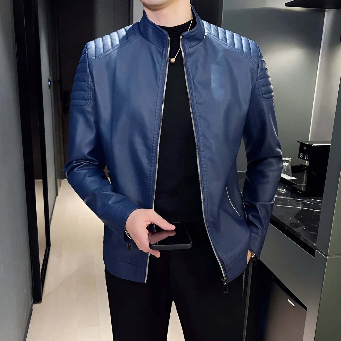 August | Premium leather jacket