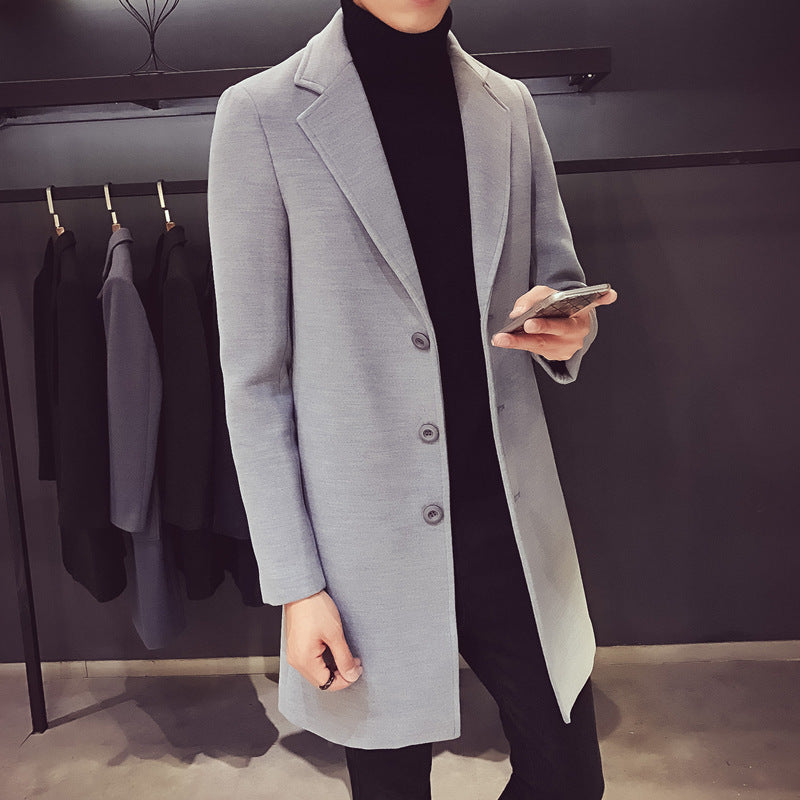 Dietmar | Herren Einreiher-Mantel mit schmaler Silhouette — Slim Wintermantel in 6 Farben | Westmere