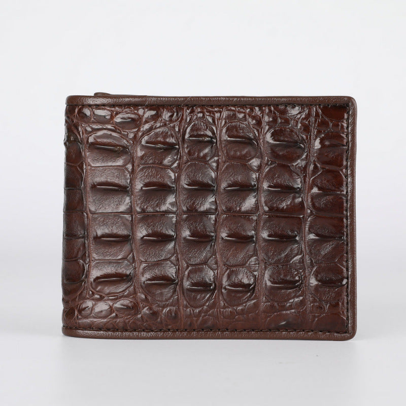 Wyatt™ | Crocodile Pattern Leather Men's Wallet – Business Casual