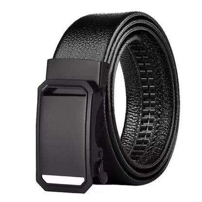 Neville™ | Men’s Automatic Buckle Belt – Black Sport-Inspired Design