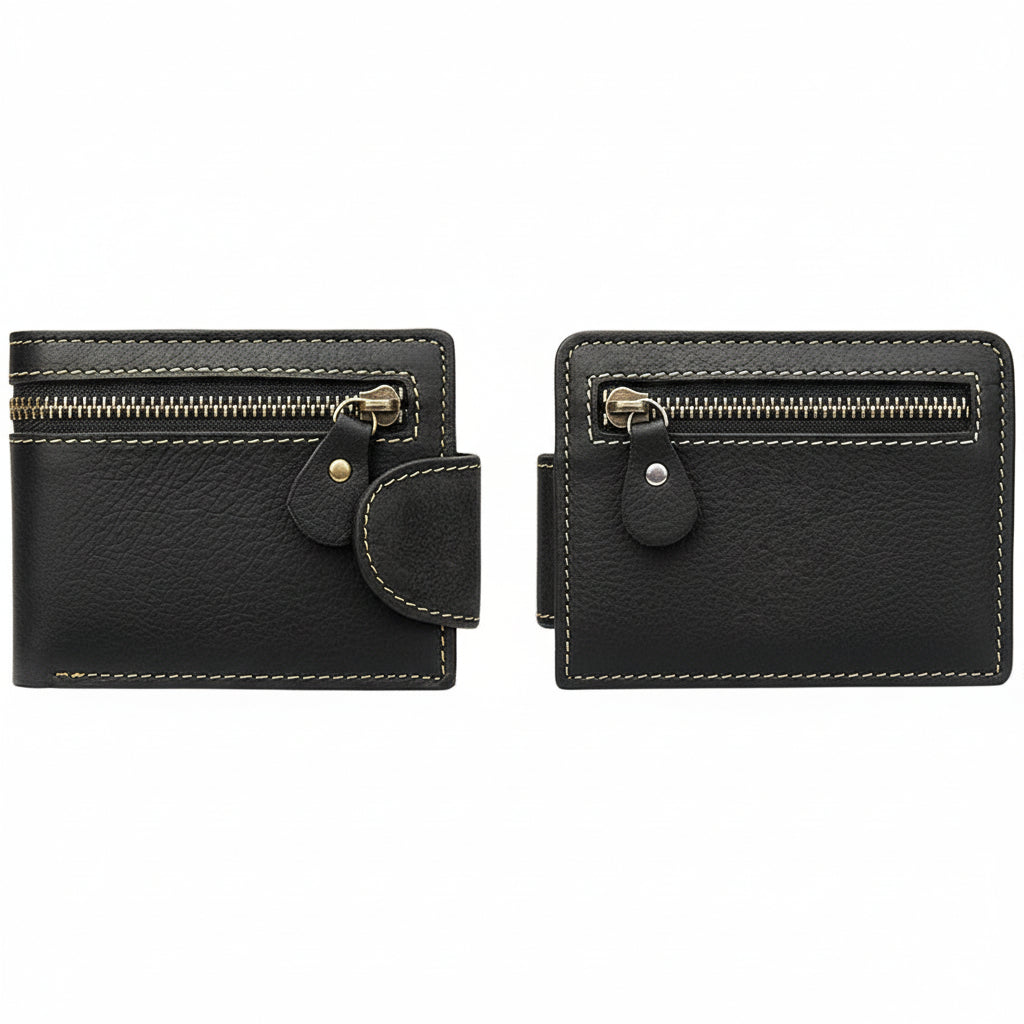Archer™ | Crazy Horse Leather Buckle Wallet