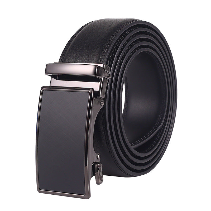 Rupert™ | Men’s Two-Layer Cowhide Leather Belt – Automatic Buckle