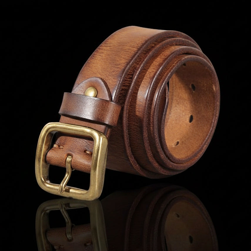 Herbert™ | Italian Cowhide Leather Belt – 3.8CM Reversible Design