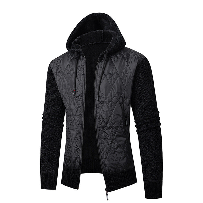 Konstantin | Herren Kapuzenjacke mit Wattierung und Teddyfutter — Warme Puffer in 3 Farben M–3XL | Westmere