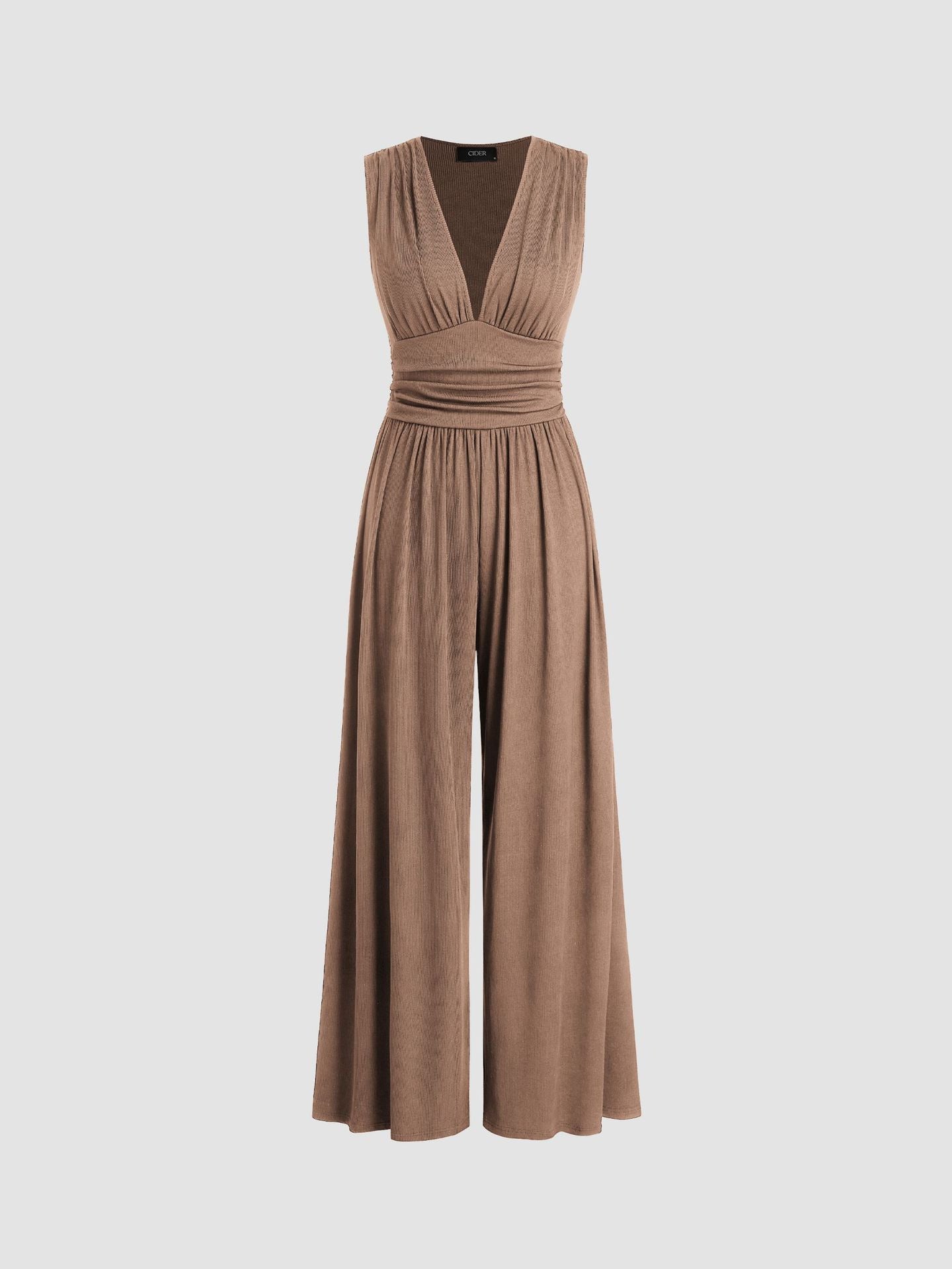 Charity™ | Elegant Sleeveless Wide-Leg Jumpsuit