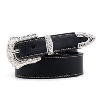 Silver buckle Black