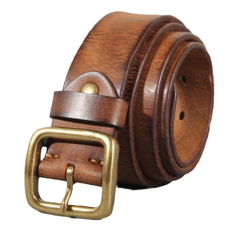 Herbert™ | Italian Cowhide Leather Belt – 3.8CM Reversible Design