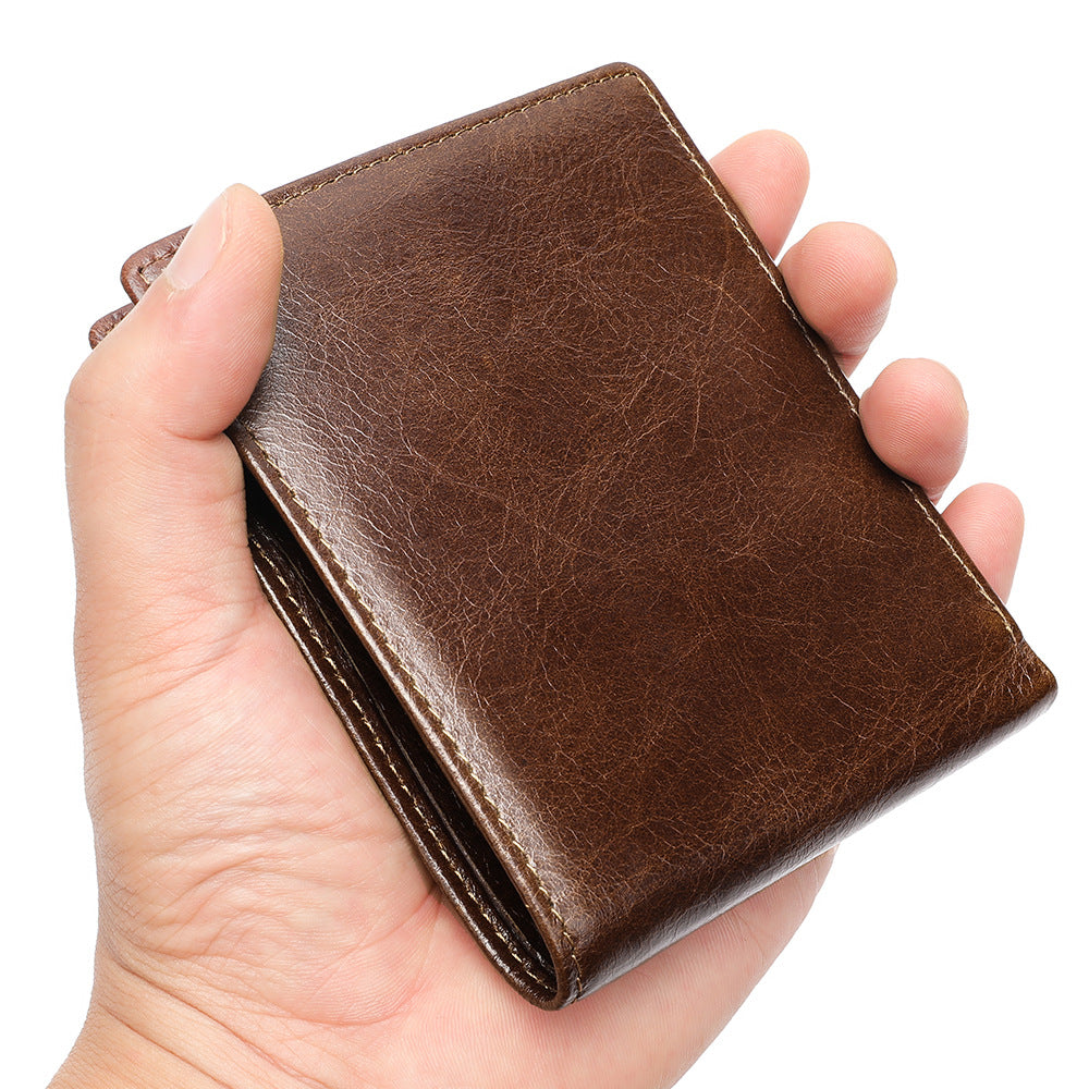 Dalton™ | Retro Genuine Leather Men's Wallet with Money Clip