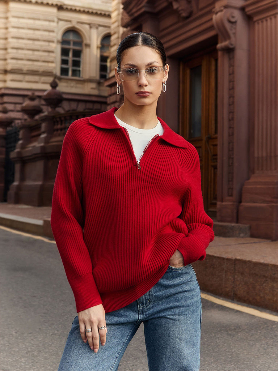Women's Everyday Sweater, Soft-Touch Design | Flattering Relaxed Drape, Timeless Layer | 4 Colorways | S–L