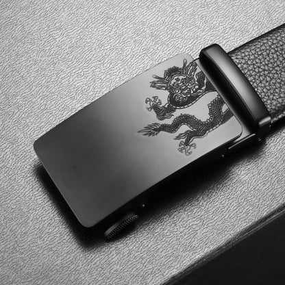 Meyer™ | Men’s Automatic Buckle Belt – Simple Business Style