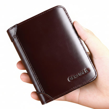 Noah™ | Classic Leather Wallet With Card Holder