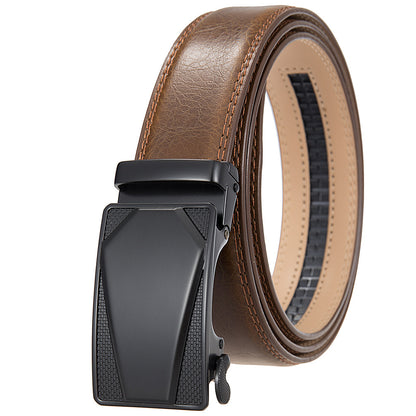 Lander™ | Men’s Leather Belt – Automatic Buckle Classic Style