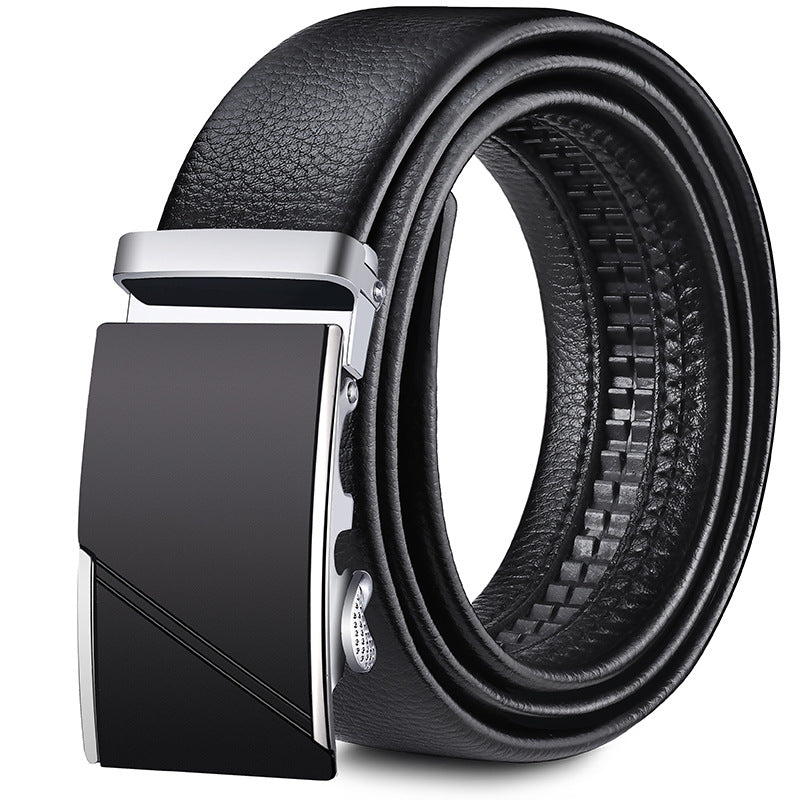 Perry™ | Men’s Soft Leather Belt – Automatic Buckle Casual Style